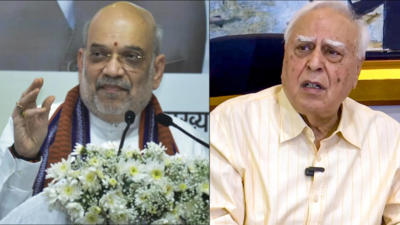 Bills on removal of 'tainted' netas: Kapil Sibal counters Amit Shah's 'morality pitch';  'Has any BJP minister been arrested?'
