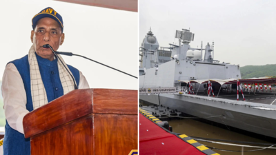 Rajnath Singh Hails India’s New Stealth Frigates, Calls Them ‘F-35 On Water’ In Naval Power Push