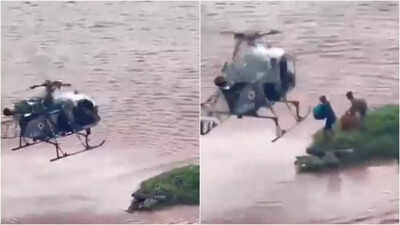 Punjab floods: Indian Army's daredevil rescue mission with Cheetah helicopters - Watch