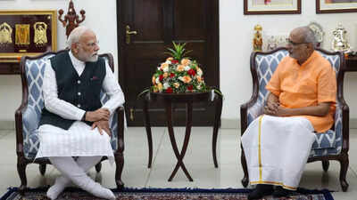 Celebrations erupt in NDA camp, ministers congratulate VP-elect