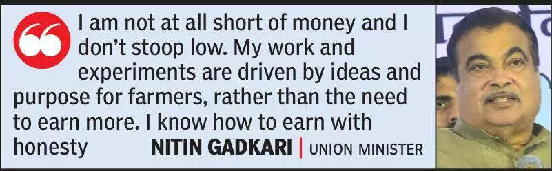 My Brain Is Worth 200Cr: Gadkari Amid Ethanol Row