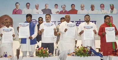 Mahagathbandhan's EBC push ahead of Bihar polls: Alliance releases 10-point 'Nyay Sankalp Patra' - details