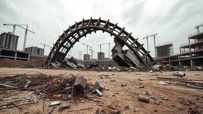 Tamil Nadu tragedy: 9 workers killed; steel arch collapses at build site