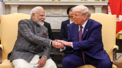 US Prez dials PM: Modi thanks 'friend' Trump for b'day wishes; assures 'new height' in India-US ties