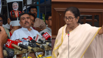 Bengal assembly chaos: Mamata’s 'linguistic terror' charge, BJP MLAs suspended, dragged out - as it happened
