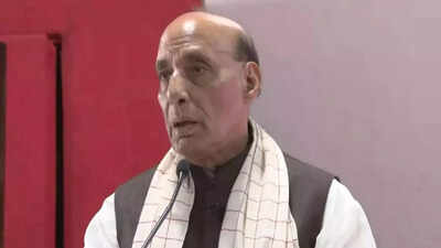 Rajnath Singh (File Photo) 'Any misadventure ...': Rajnath Singh flags Pakistan military build-up in Sir Creek; warns of ‘decisive response’