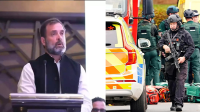 Evening news wrap: Rahul Gandhi's remarks in Colombia stir row; 2 dead in UK synagogue attack, and more