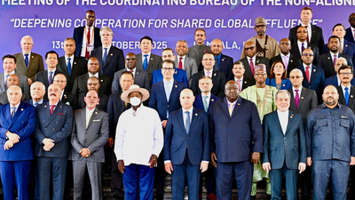 Kirti Vardhan Singh at the ministerial (@KVSinghMPGonda) Gaza peace: India urges all to honour commitments