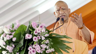 Uttar Pradesh chief minister Yogi Adityanath (Image credits: PTI) UP CM Yogi Adityanath urges people to keep rivers clean during Chhath festival