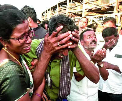 Andhra bus fire: Phones, elbows, laptops were tools of survival