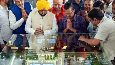 Shri Kali Mata temple in Patiala to get facelift as CM Mann, Kejriwal launch Rs 75 crore projects