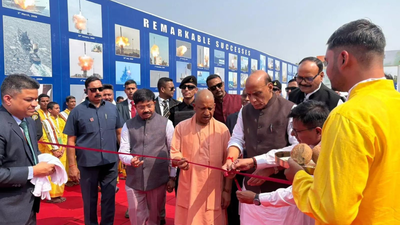 Rajnath, Yogi flag off first batch of Lucknow-made BrahMos missiles