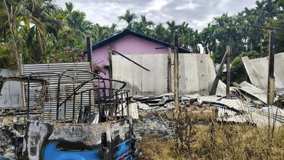 Suspected miscreants from Nagaland set ablaze houses in Assam's Golaghat