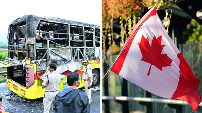 Evening news wrap: 400 smartphones intensified Kurnool bus blaze, Canada sees surge in visa refusals & more