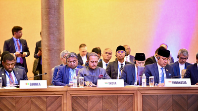 Kirti Vardhan Singh at the ministerial (@KVSinghMPGonda) Non-aligned movement: Kirti Vardhan Singh leads India delegation at 19th mid-term ministerial