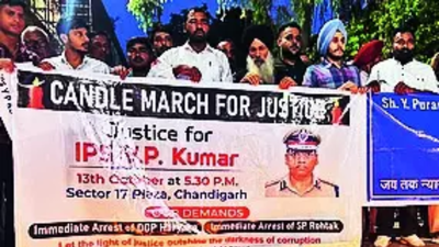 Haryana on alert as tension rises over IPS officer's suicide