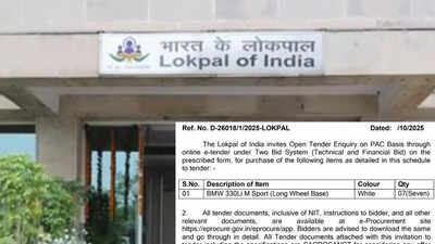 Riding high: Lokpal floats tender for 7 luxury BMWs; request sparks outrage online