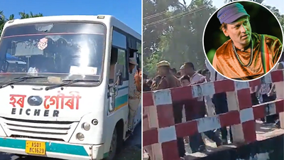 Zubeen Garg case: Violence after supporters gather outside Assam jail, 5 accused sent to judicial custody - video