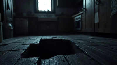 Representative image (AI generated) 'Drishyam'-style murder: Ahmedabad man missing for a year found buried under kitchen floor; wife, her lover main accused