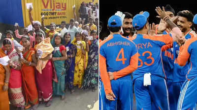 Evening news wrap: 60.13% voter turnout in Bihar polls till 5pm; India defeat Australia by 48 runs to lead 2-1 in T20I series & more