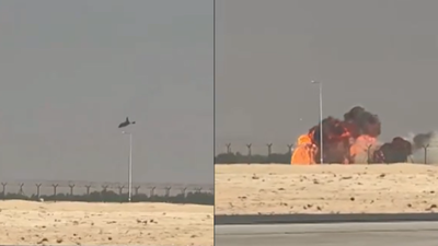 Watch: Tejas fighter jet crashes during Dubai air show; eyewitness footage captures impact