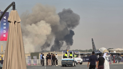 Tejas fighter jet crashes in Dubai during air show; IAF confirms pilot dead