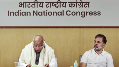 Rahul & Kharge during a meeting with senior Congress leaders from 12 states and union territories where the SIR of electoral rolls is underway ‘Politically, organisationally, legally’: Congress ‘must fight’ SIR, says Rahul Gandhi; alleges flaws in implementation