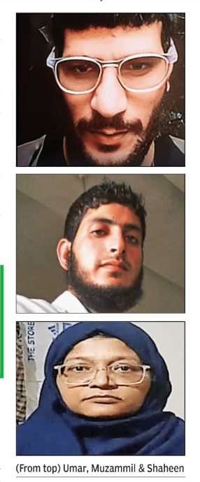 (From top) Umar, Muzammil & Shaheen