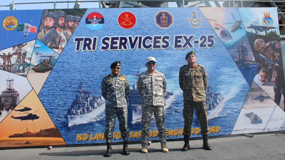 30,000 troops, 25 ships, fighter jets: India showcases tri-service might in Exercise Trishul - watch