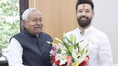 Bihar CM Nitish Kumar and Chirag Paswan (ANI) New Bihar cabinet: NDA begins final talks on power-sharing; government will be formed before November 22, says Chirag Paswan